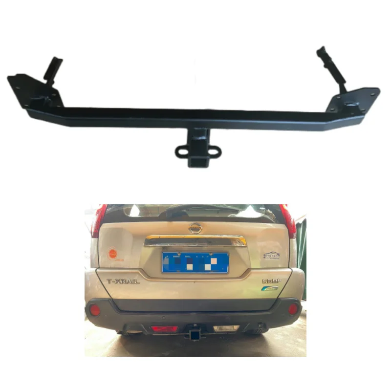 For Nissan X-Trail T31 2008 2009 2010 2011 2012 Trailer hook trailer bar rear trailer bar Tow bar with ball Square Mouth