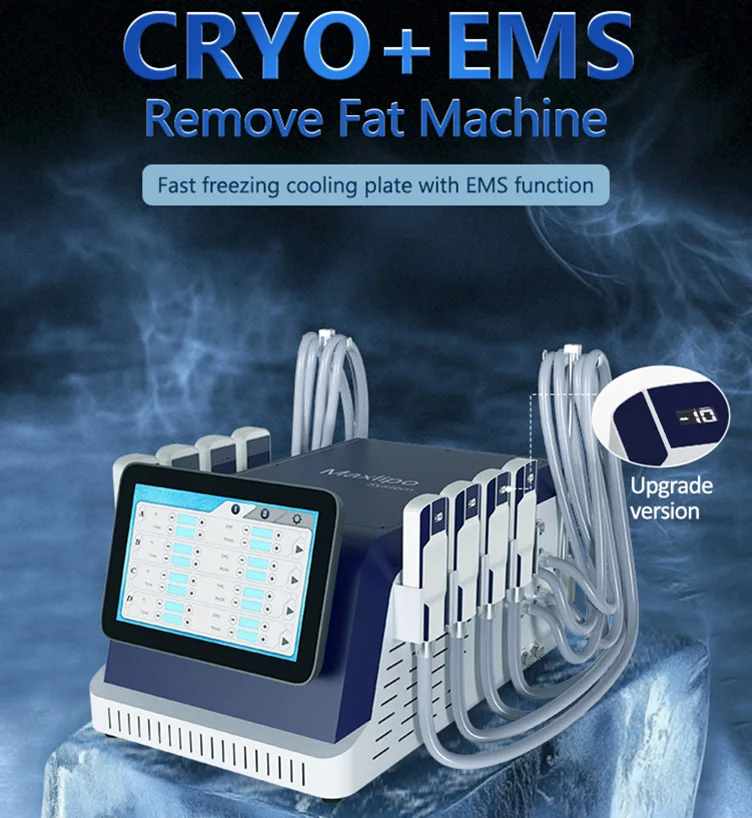 

Машина для моделирования тела Cryoskin Криопластина с микротоком EMS и 8 ручками для уменьшения жира и подтяжки кожи