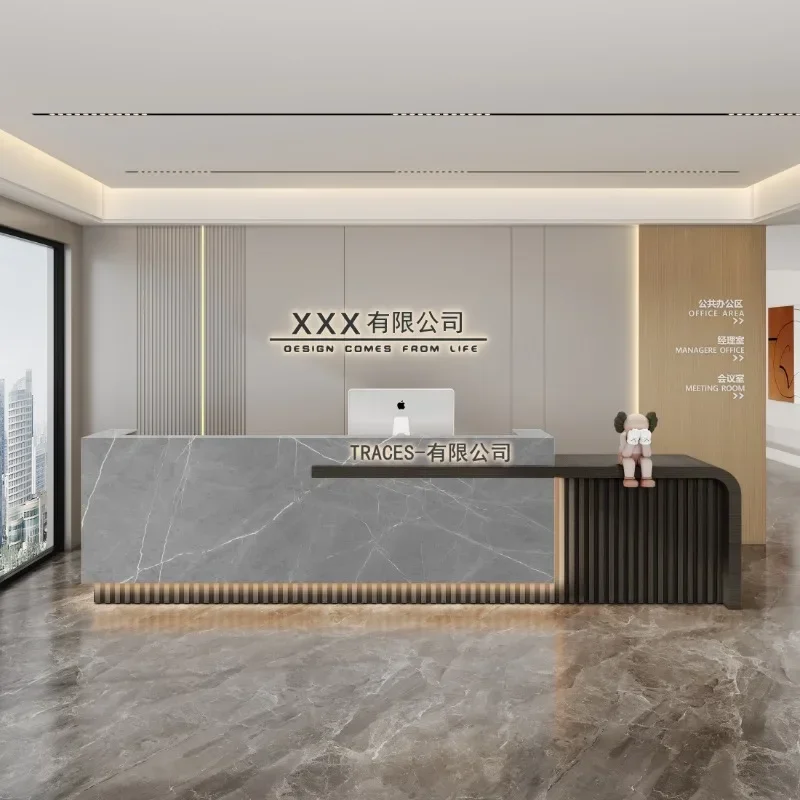 

Display Counter Modern Reception Desk Lectern Restaurant Beauty Reception Desk Luxury Minimalist Scrivania Postmodern Furniture