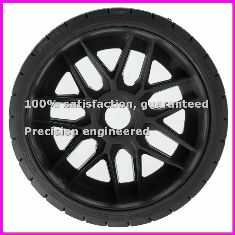 

Комплект из 4 резиновых шин и колес с шестигранными ступицами для радиоуправляемых машин 1/7 1/8 KM KKPIT W234, запчасти для внедорожного тюнинга, черные - ANKL