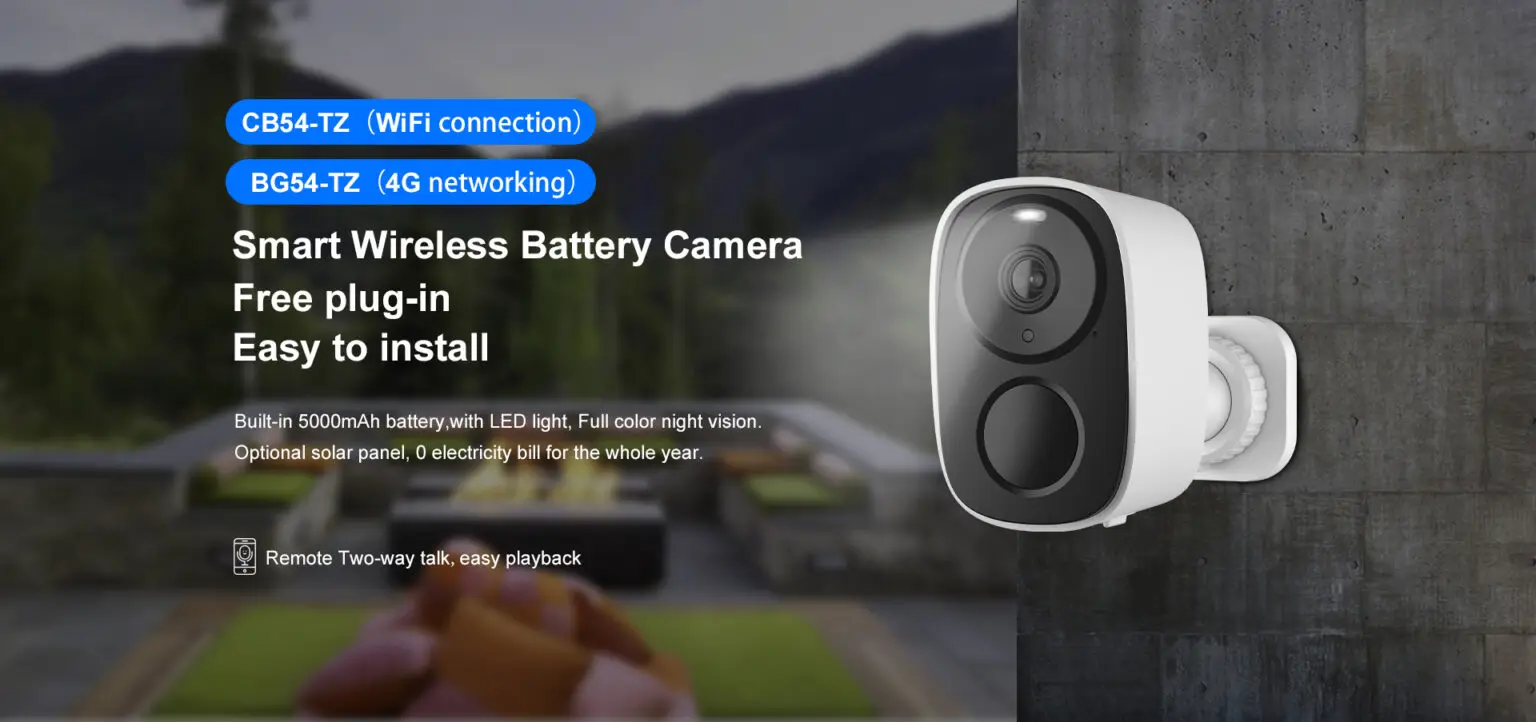 Vstarcam CB54  2MP 1080P Wire-Free  Solar Battery Power IP Camera  Home Security CCTV Monitor Outdoor WIFI Camera