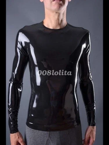 

Latex Loves Men Handsome Black Doublet Jacket Top Halloween