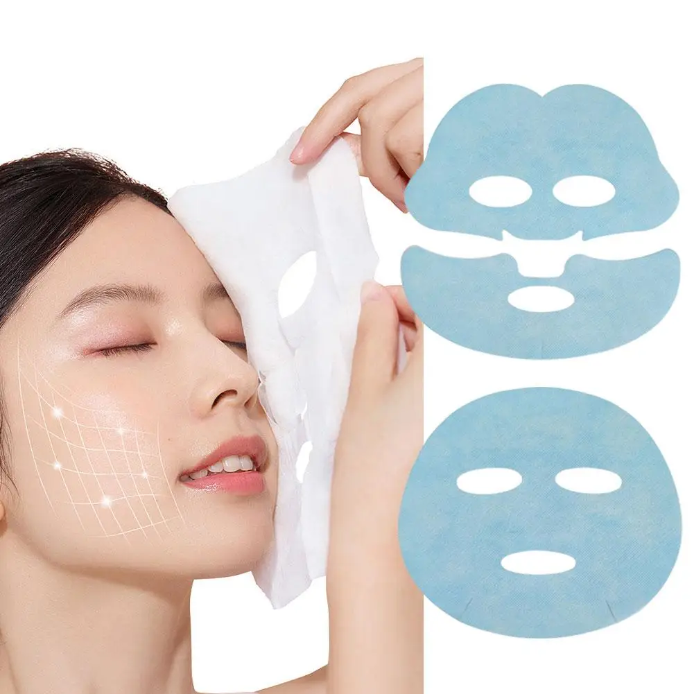 Collageenfilm Papier Oplosbaar Gezichtsmasker Gezicht Huid Wangsticker Voorhoofd Patch Lach Lijnen Patches Anti-Aging Rimpels Remover