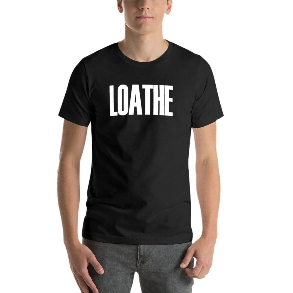 LOATHE T-shirt customs Short sleeve tee summer tops sports fans mens white t shirts