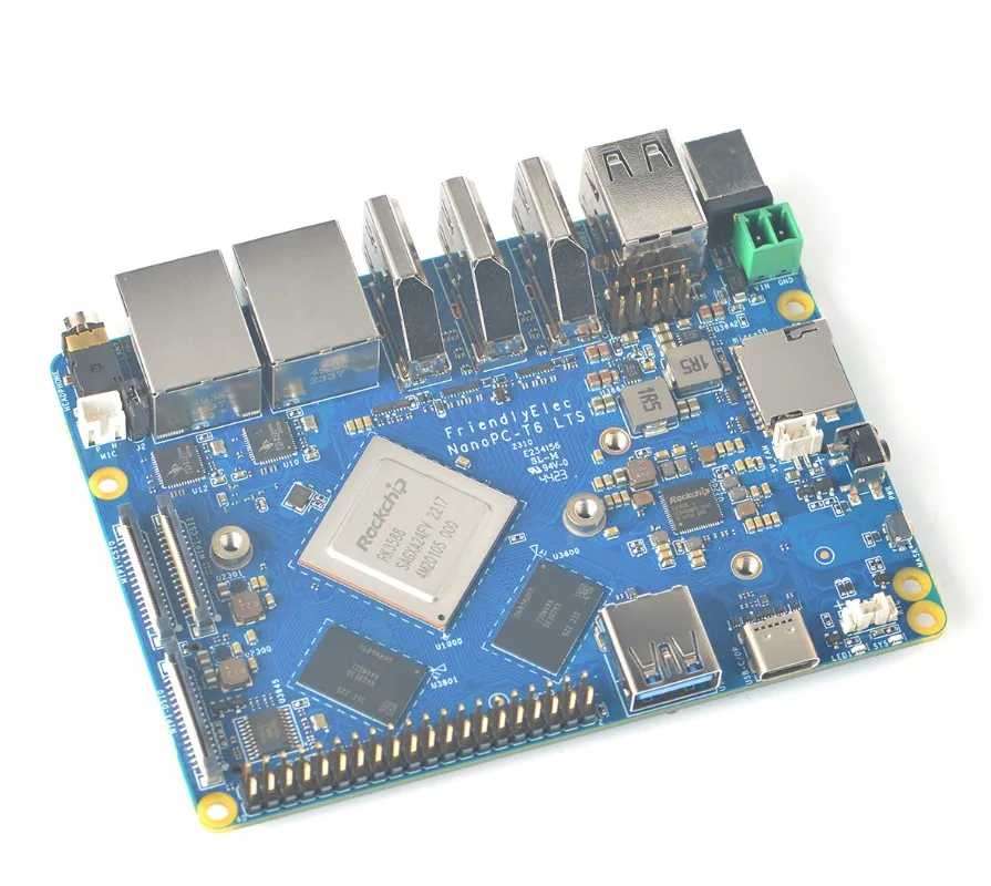 Friendly Nanopc T6 Development Board kit RK3588 Cortex A76 6TOPs Computing Power  Twin 2.5