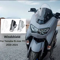For Yamaha Nmax N-max 155 Nmax155 N-max155 2020-2024 Motorcycle Front Windscreen Windshield Wind Screen Shield Deflector Guard