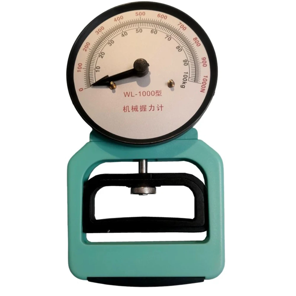 WL-1000 Mechanical Hand Dynamometer, Pointer Type Grip Strength Tester, 0–1000N / 0–100kg