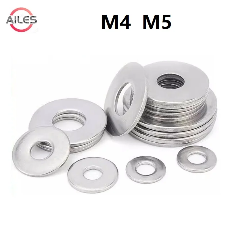 

304 Stainless Steel GB96 M4 M5 Extra Large Big Size Thick Flat Washers Oversize Plain Gaskets Shim