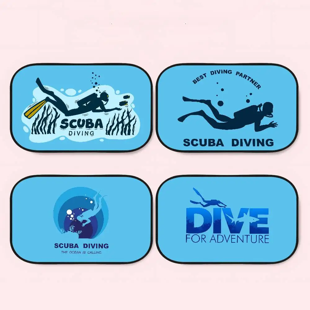 

Dive-E ScubaS Logo 1Pcs Car SunShade Side Window Windscreen Cartoon For Children Adults Adsorption SunShade Sunvisor