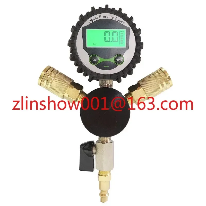 Offroad 4*4 4 Tire inflate Inflation Deflation System kit with digital gauge 4 way air hose tire inflation deflation sets