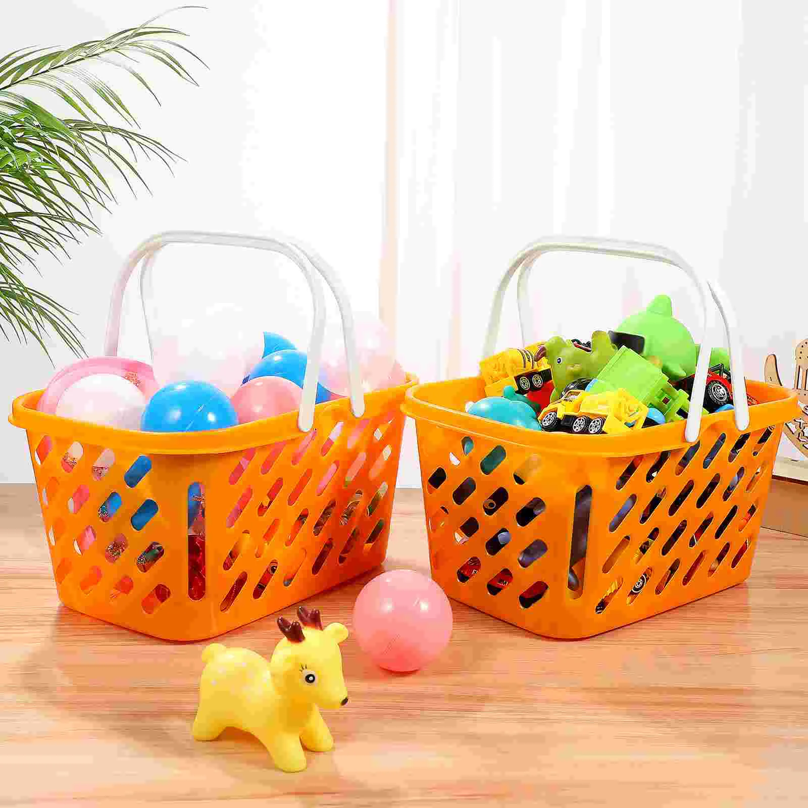 Grocery Baskets Shopping Savings Storage Portable Toy Abs Raw Material Child Toys