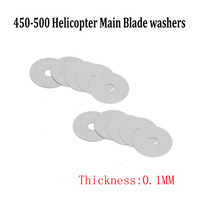 10pcs metal mian blade washer for 450 -500 ALZRC Devil X360 helicopter (Φ3xΦ14x0.1mm)