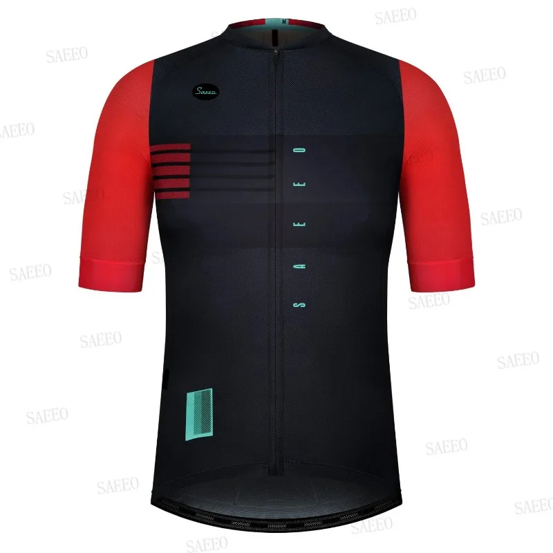 SAEEO-Professional Cycling Jersey for Men, Summer Clothing for Mountain Bike