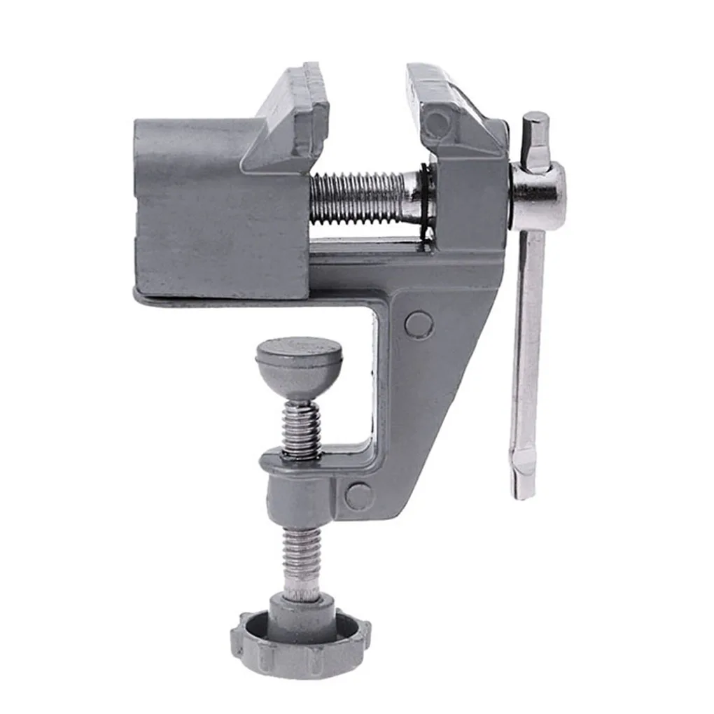 

Tabletop Workbench Vise Universal Clamp On Table DIY Craft Woodworking Modeling Jewelry Clamp Vice