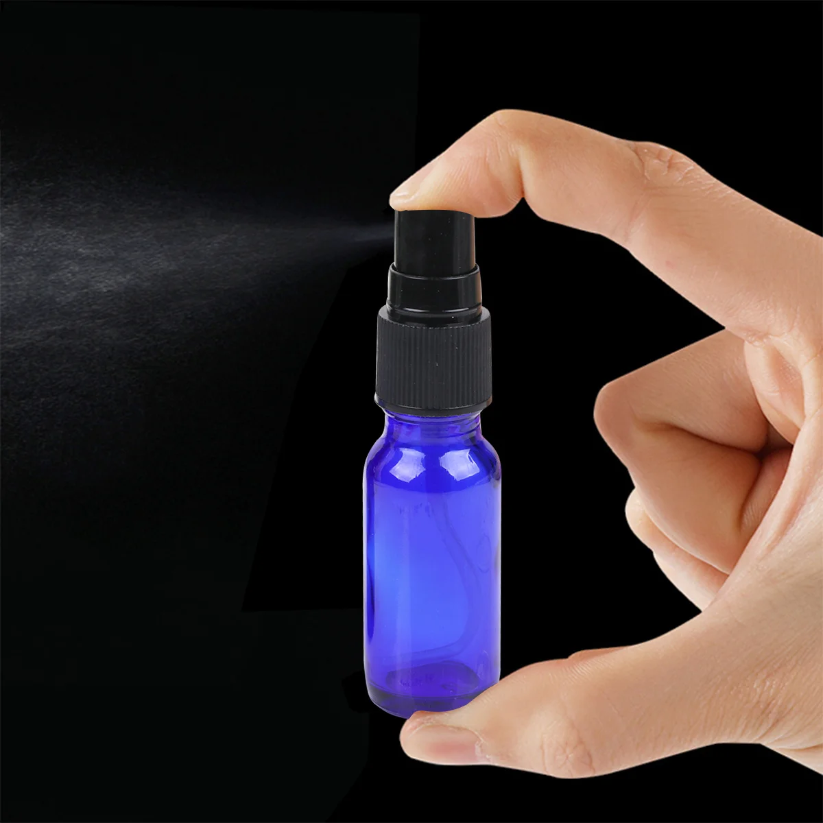 

10 шт. бутылки с распылителем эфирного масла, синие многоразовые дорожные бутылки для упаковки, многоразовый держатель для косметики, бутылка для упаковки