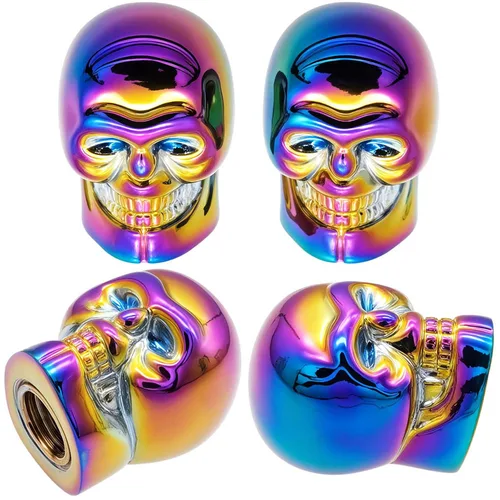 Imagen 2 del producto Tapas para vástago de válvula de neumático, con anillo de goma O, cubiertas universales para vástago de válvula de neumático con núcleo de cobre para automóviles, SUV, camiones, bicicletas, motocicletas