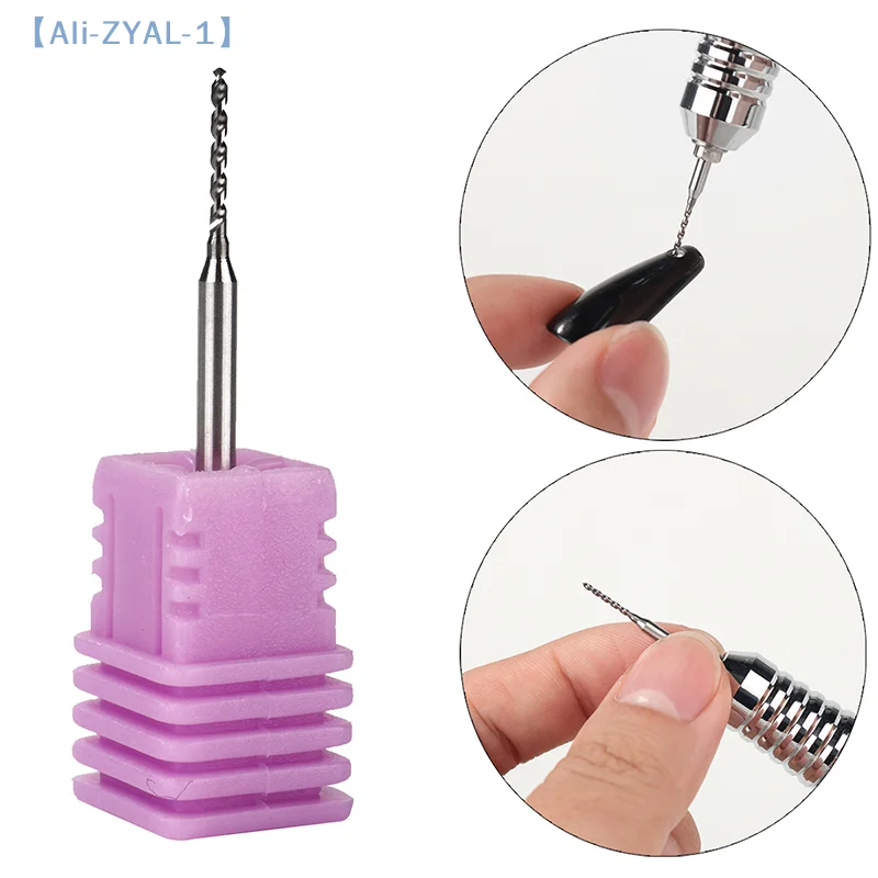 【ZYAL-1】Nail Perforation Grinding Head Tungsten Steel Nail Drill Bits Manicure Tool Nai Polishing Machine Accessories