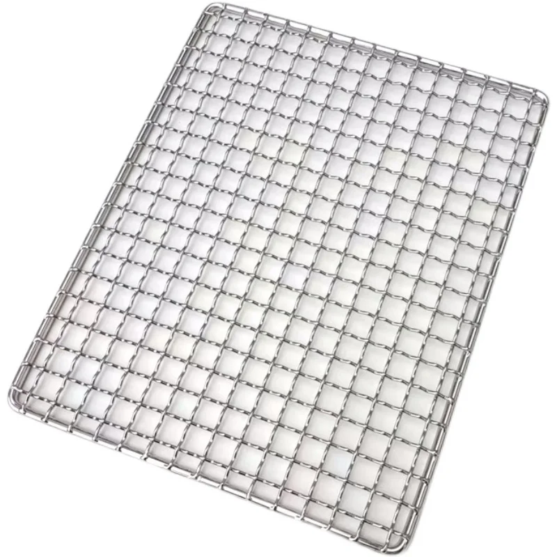 

Stainless Steel 304 BBQ Wire Mesh Sheet Outdoor Square Hole Woven Drying Rack for Grilling