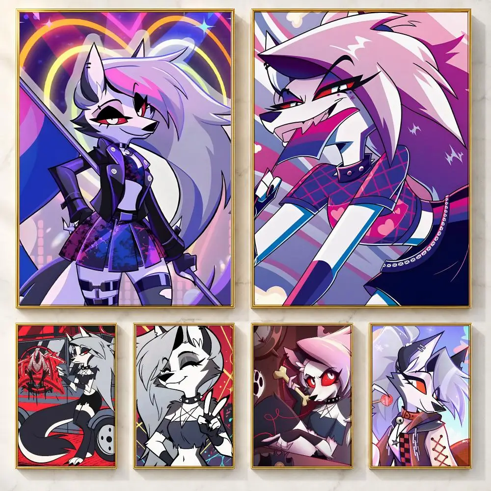 Anime Loona H-helluva Boss Poster Trendy And Easy-to-Apply Wall Art Stickers For Home Decor And Dorm Room Walls