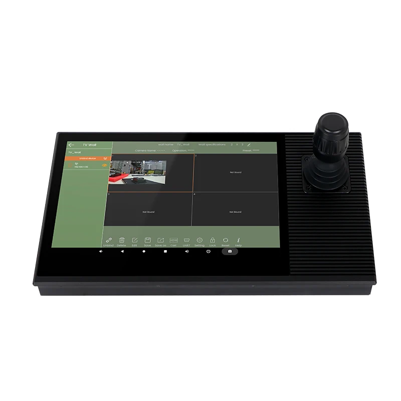 

10.1'' PoE Touchscreen Audio Video PTZ Camera Controller