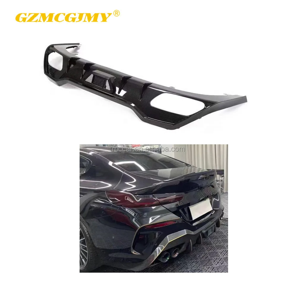 

High quality 8 series car rear bumper separator suitable for BMW G14 G15 AC carbon fiber diffuser