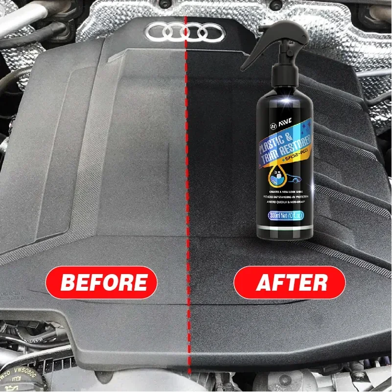 Plastic Restorer Aivc Restoration For Car Plastic Rubber Exterior Trim Back To Black Coating Auto Clean Refresh Shine Brighten