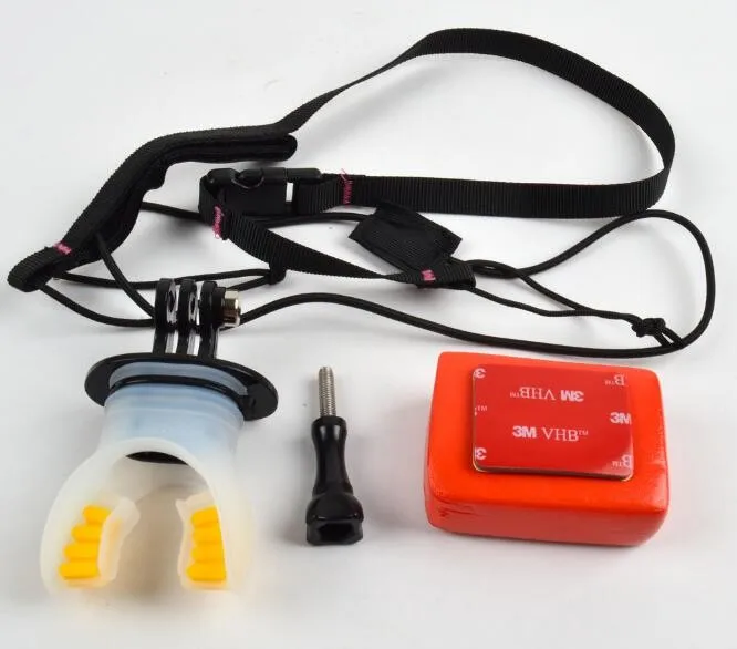 Go pro răng miệng phong cách núi lướt lặn shoot bộ surf dummy cắn cho gopro hero 4 3 3 + 2 sj4000 sj5000