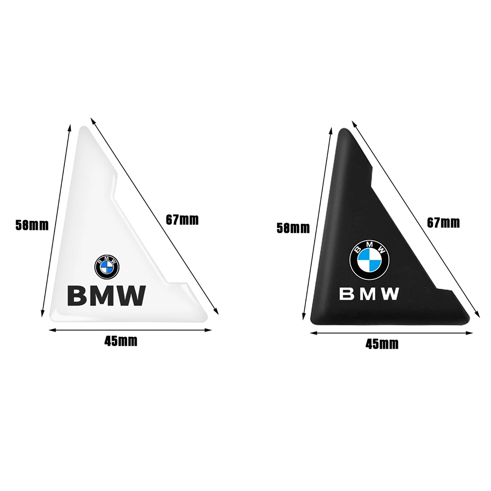 2/4Pcs Car Door Corner Cover Bumper Crash Anti-Scratch Protection Stickers For BMW 1 3 Series M Auto Protection Decal Accessory