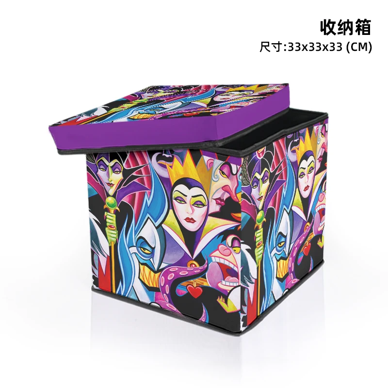 Disney Maleficent Mermaid Ursula 4410 Anime Cosmetic Cases Cartoon Casual Makeup Toy Boxes Customized Storage Box Household Gift