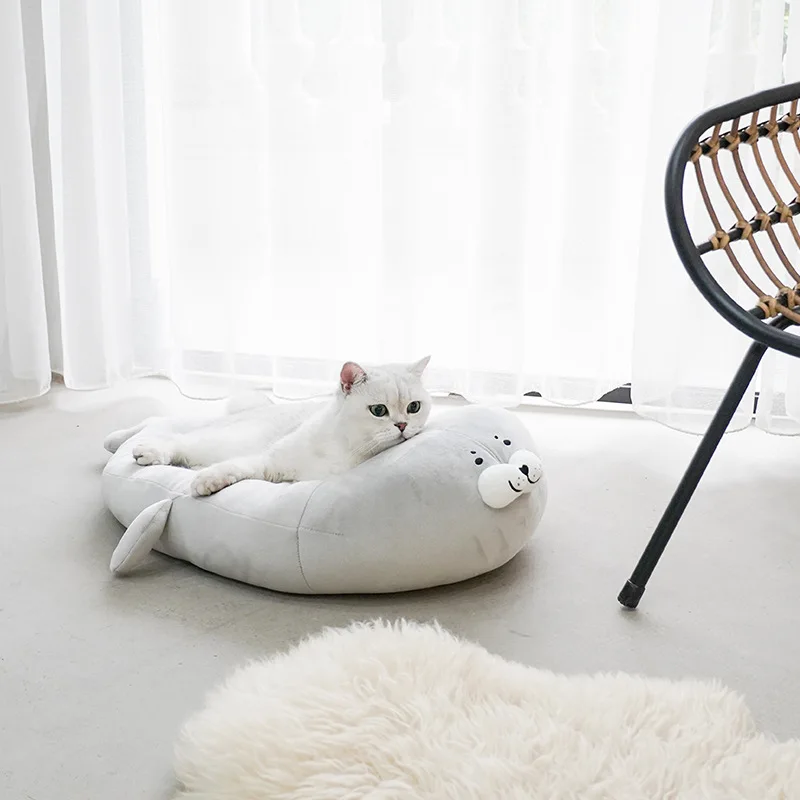 Hot Pet Dog Puppy Dog Bed various Size Large Dog Lounger Bed Kennel Mat Soft Fiber Warm Soft Bed House Product For Dog And Cat