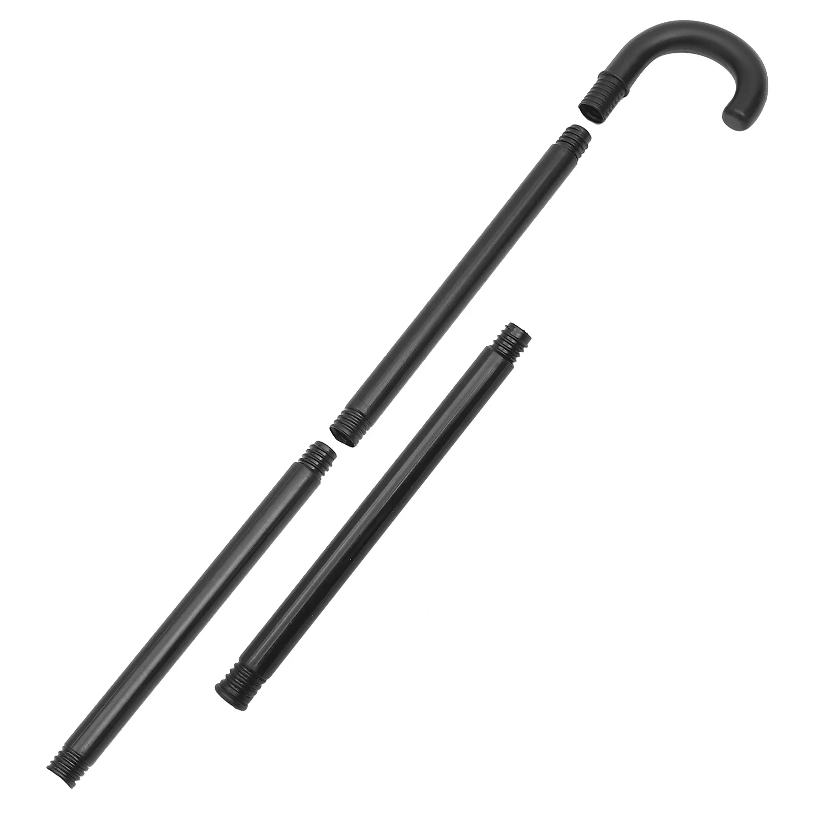 Muleta puesta en escena para fiesta, mago, Cosplay, vacaciones, bastón de plástico para caminar, accesorio decorativo para disfraz, juego de 3 secciones