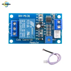 XH-M131 DC 5V 12V 24V 10A Light Control Switch Photoresistor Relay Module Detection Sensor brightness Automatic Control Module