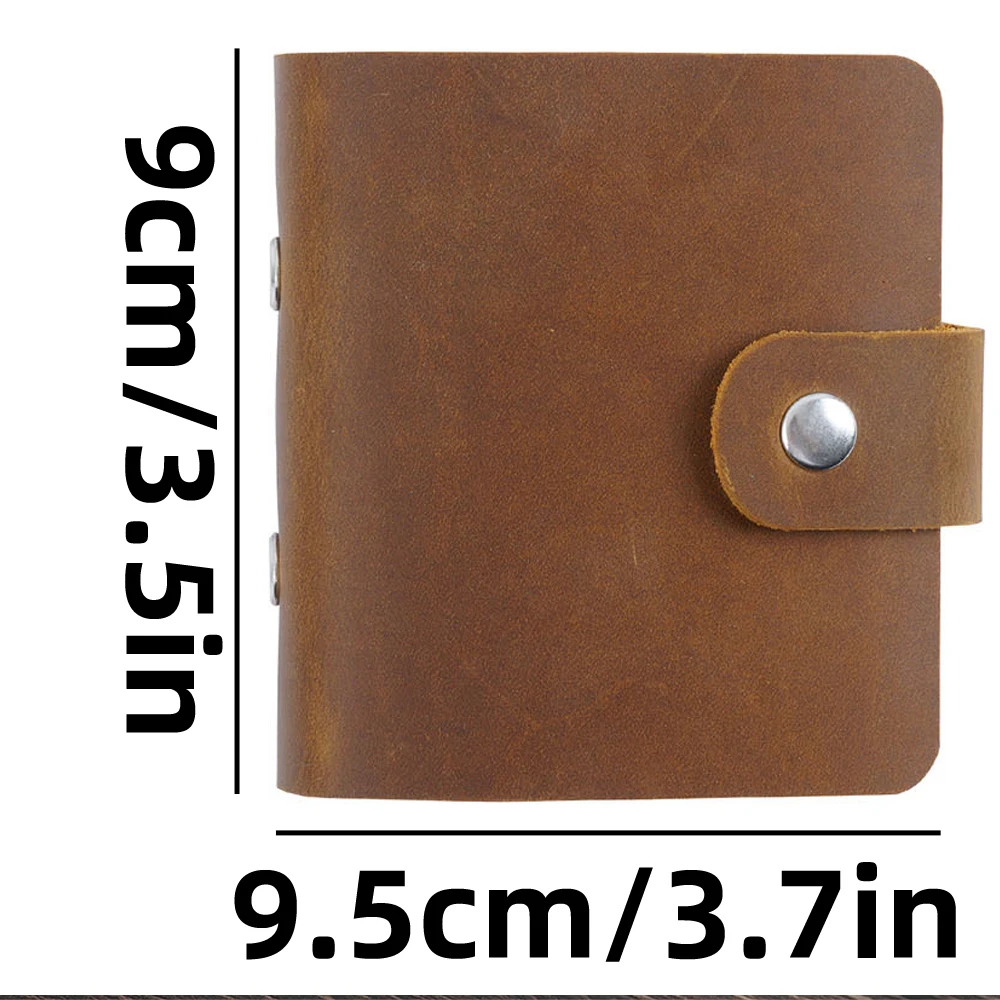 1pc Weekly Memo Note Book Genuine Leather Cover Notepad 120 Sheets Paper Notebook Stationery Office School Supplies