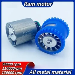 DC 12V 130000RPM Ultra-high Speed BLDC 3-Phase Brushless Motor Equipped w/ driver  Aluminum Alloy Impeller Ducted Fan