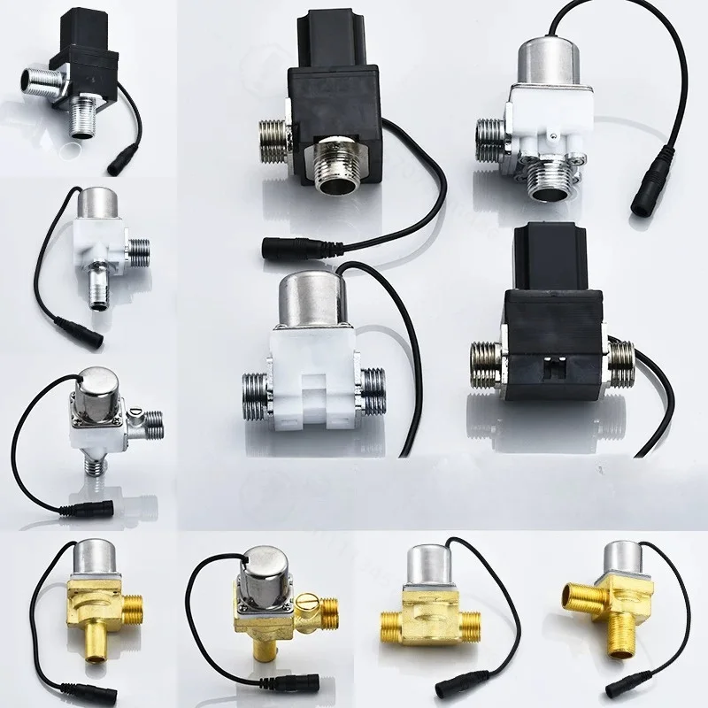 DC 6V Solenoid Valve, Touchless Urinal Sensor Flush Valve Parts,  for Bathroom Urinal Faucet