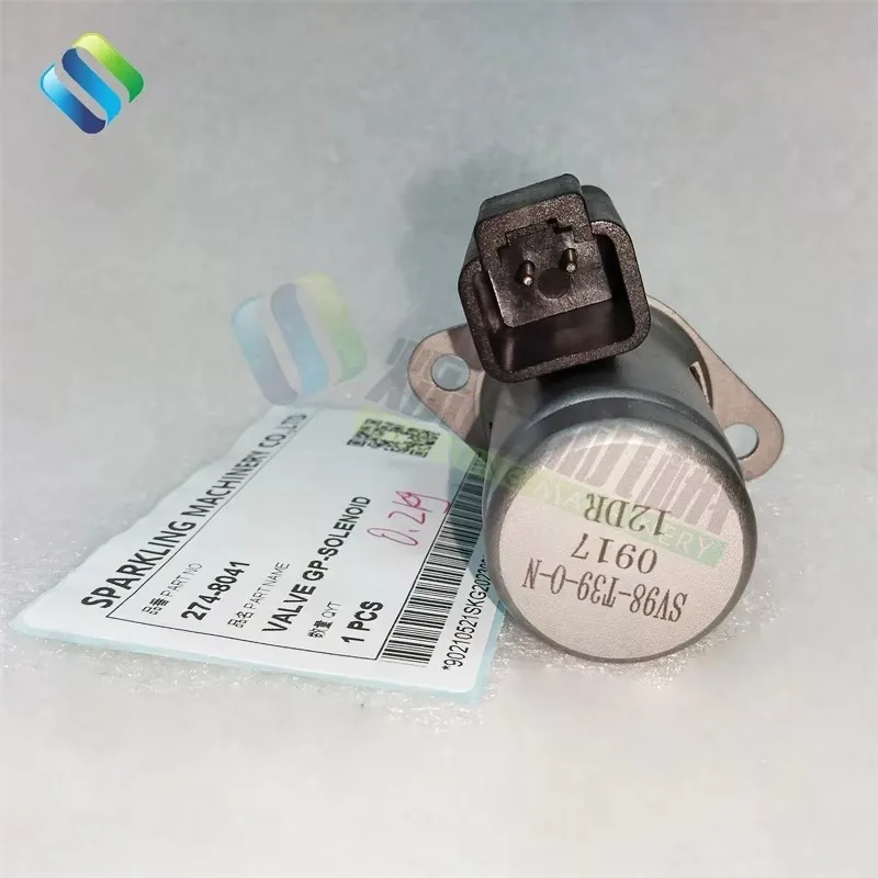 274-8041 2748041 solenoid valve 12V suitable for loader 420E 428E 430E 420F 450F 901C 902 mechanical parts