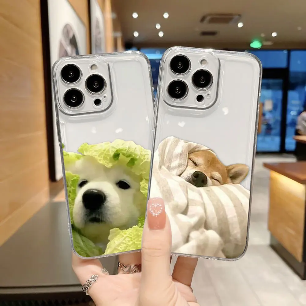 

Funny Cute Animal Dog Phone Case For VIVO Y04 Y15S Y17S Y19 Y19S Y20 Y21 Y28 Y29 Y22S Y27 Y35 Y36 Y50 Y75 Y76 Y100 Clear Case