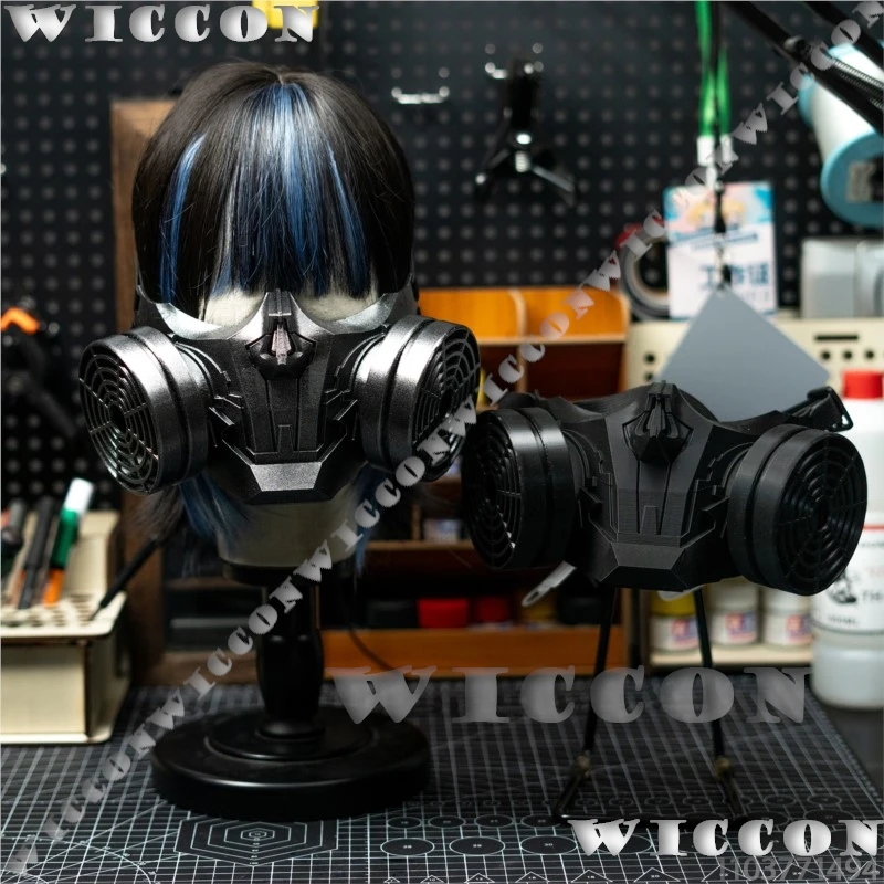 

3D Prop Safety Silver Black Respirator Mask Sylus Rafayel Xavier Caleb Zayne Love And Deepspace Cosplay Man Halloween Carnival