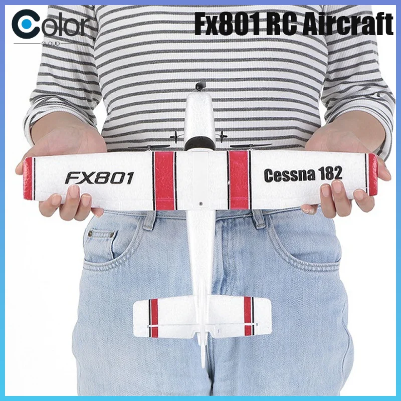 

Fx801 Remote Control Aircraft Model - Two Channel Cessna Fixed Wing Crashworthy Foam Glider For Toys & Hobbies