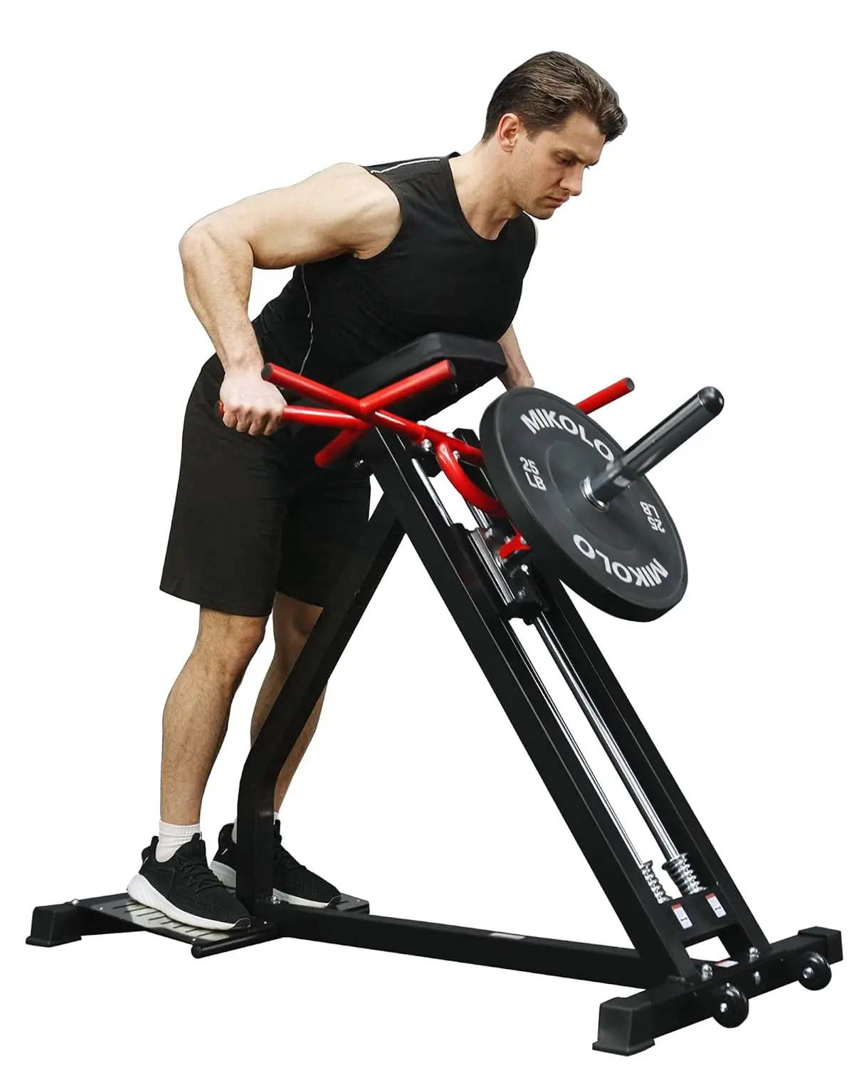 Linear Row Machine, Back Workout Machine for Home Gym, Plate-Loaded Back Machine with Linear Bearing, Back Row, Customized
