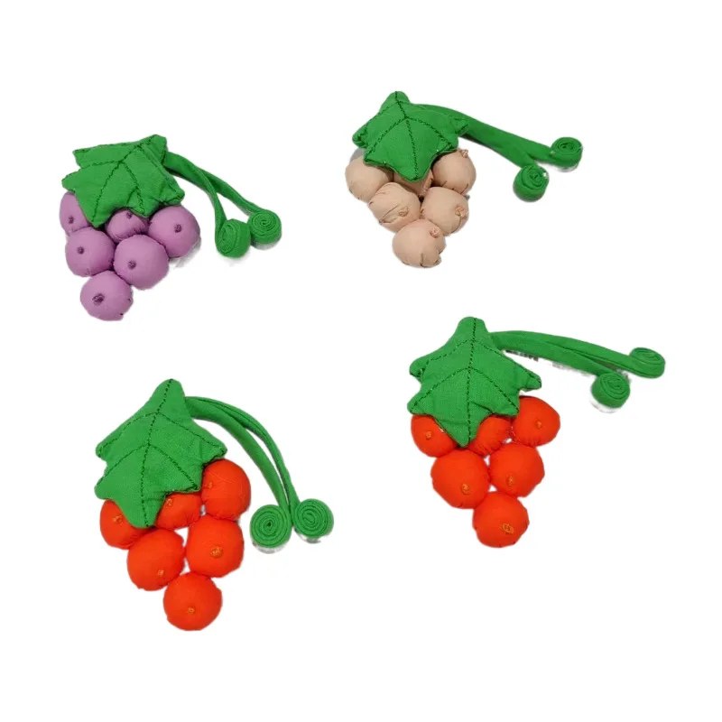 New Cloth Garden Style Applique Grape String Fruit Garment Patch Accessories Corsage Brooch Hair Accessories DIY Decorations