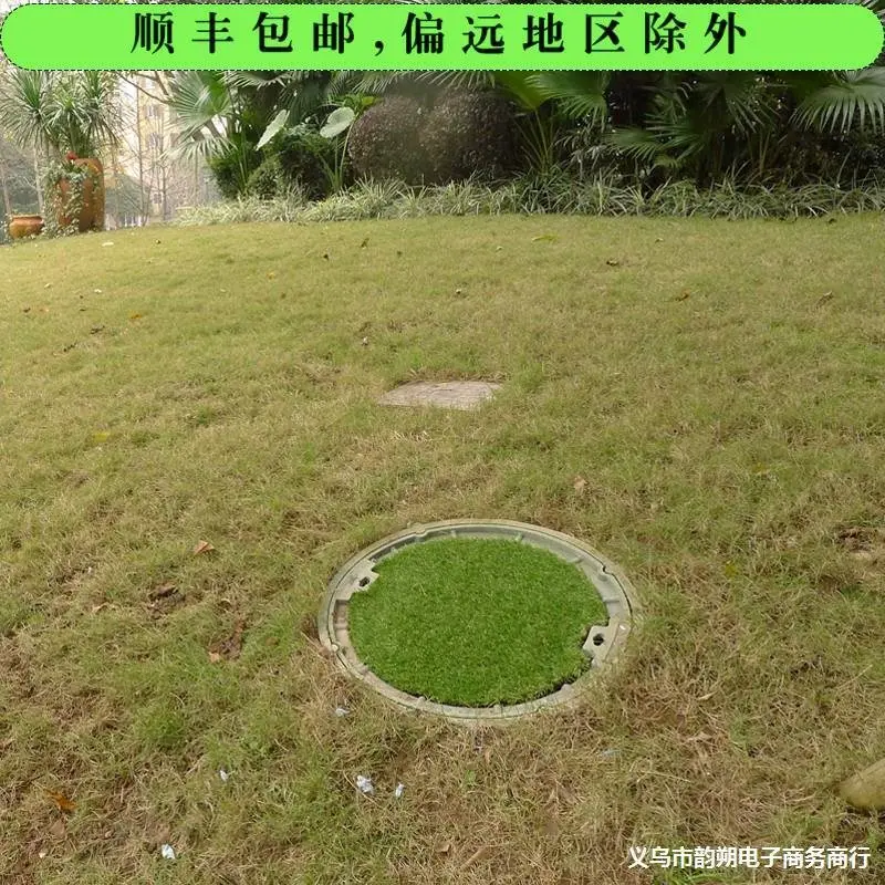 

Artificial Mat 40Cm Round Outdoor Turf Tiles For Balcony Patio Garden Decoration Fake Decor Faux Grass Easy Installation Durable