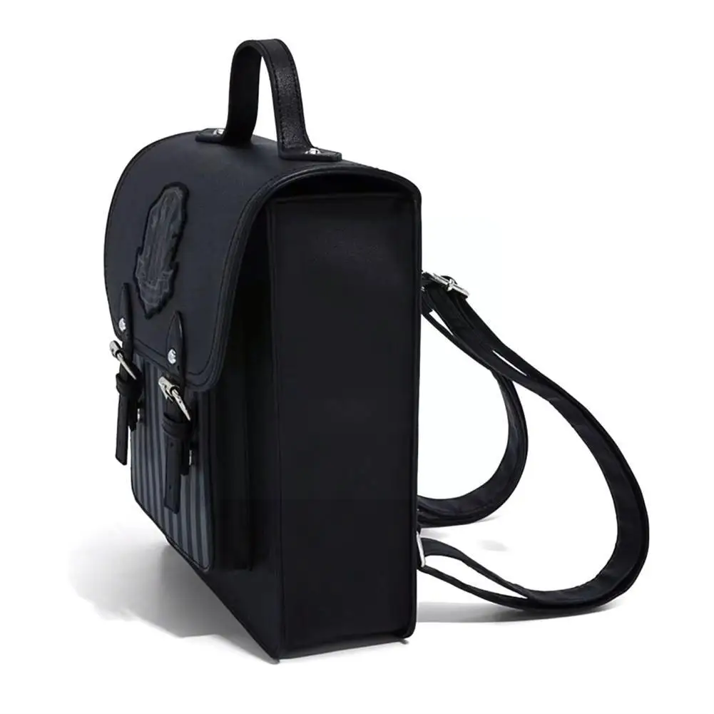 Wednesday Aesthetic Backpack For Teens Y2K Gothic Preppy Backpack Japanese Leather Book Bag Wensday Backpack R5F0