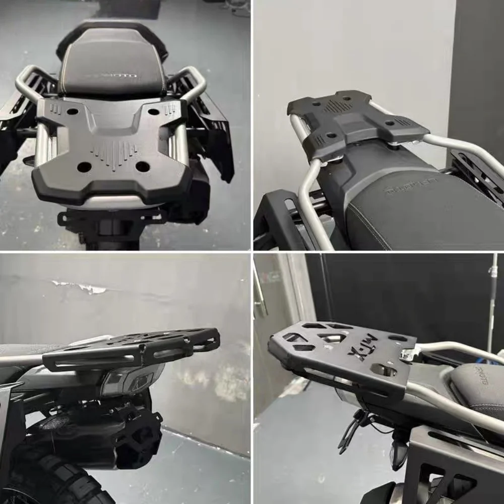 FOR CF 800MT-X Custom Rear Luggage Rack Thickened Aluminum Carrier Top Case Bracket Hollow Design for Weight Reduction