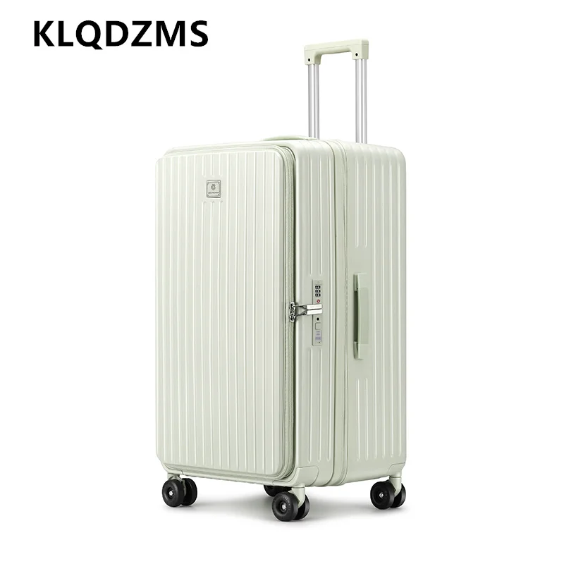 KLQDZMS Zipper Luggage Men's Ultra-lightweight 20-inch Boarding Box 24