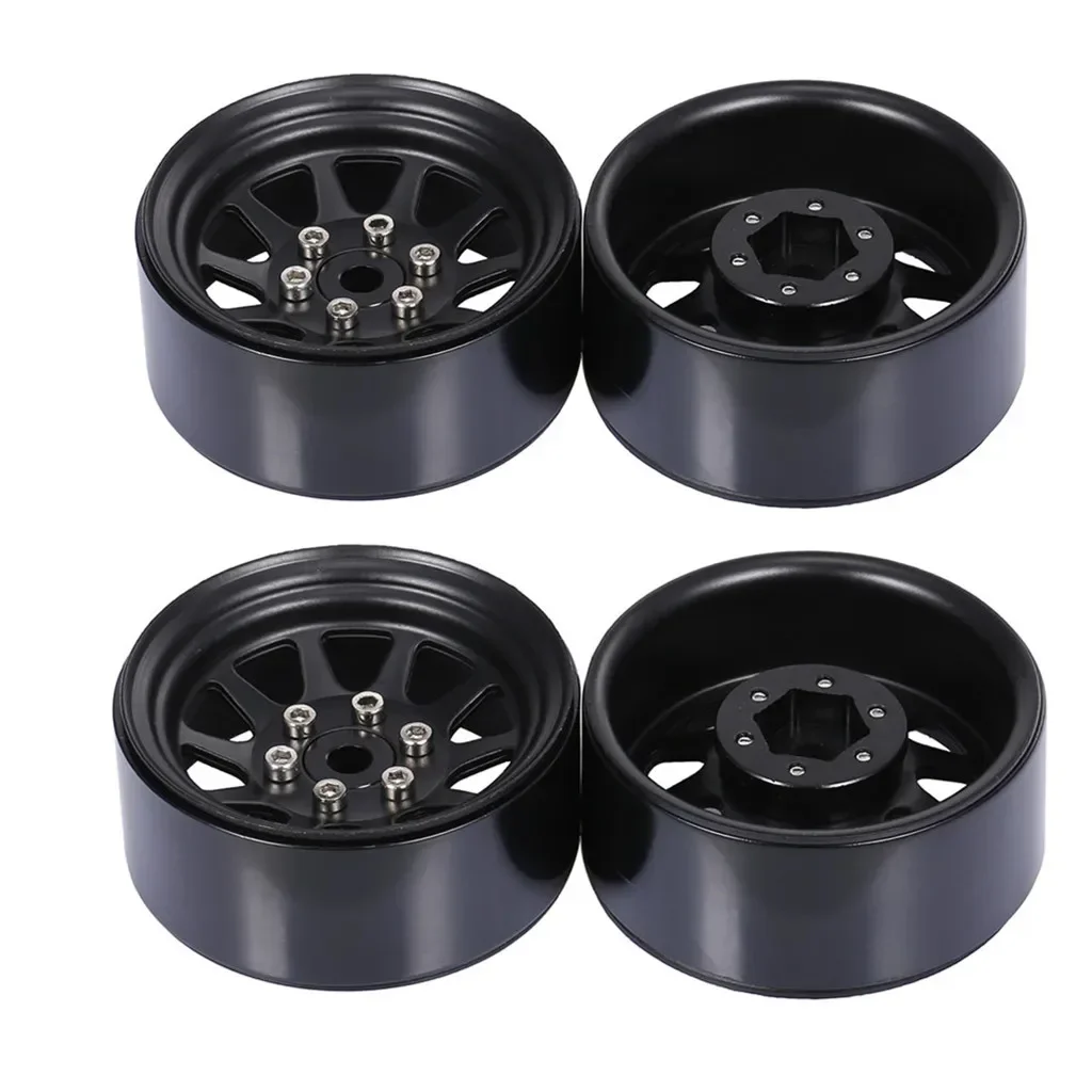 

4PCS 1/10 RC Crawler Aluminum 1.9inch Beadlock Wheel Rims for Trxs Hsp Redcat Rc4wd Tamiya Axial scx10 D90 Hpi RC Crawler