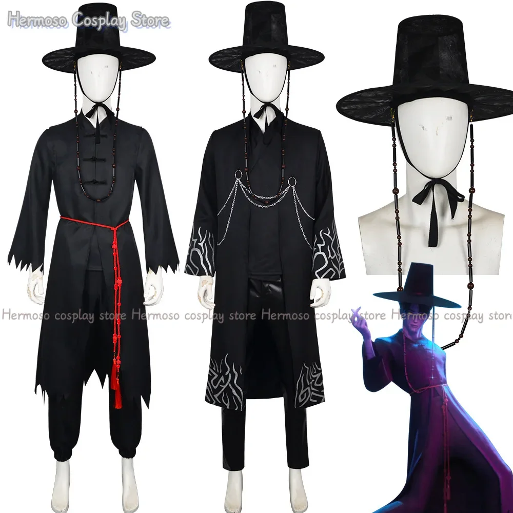 Anime KPop Demon Hunters Saja niños bebé Jinu Abby misterio romántico Cosplay disfraz sombrero peluca hombres Halloween traje de actuación de demonio