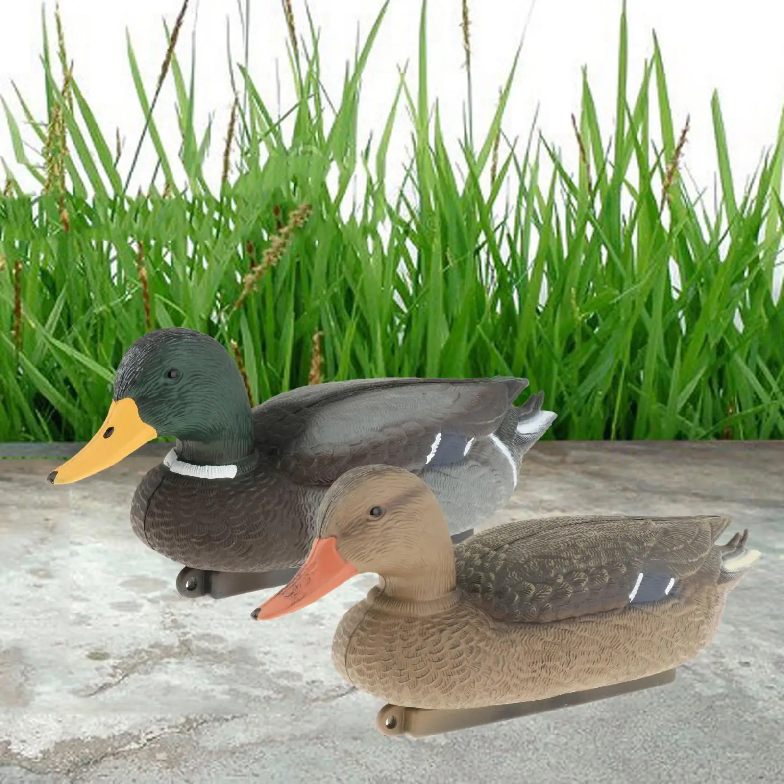 Hunting Duck Decoy Landscape Realistic Decorative Ornament 3D Simulation Decoy