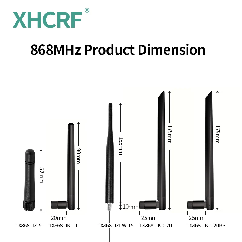 Antena omnidireccional de 868 MHz, 5dBi, 868 MHz, conector macho SMA, plegable, Mini LoRa, 868 M, módulo inalámbrico de antena