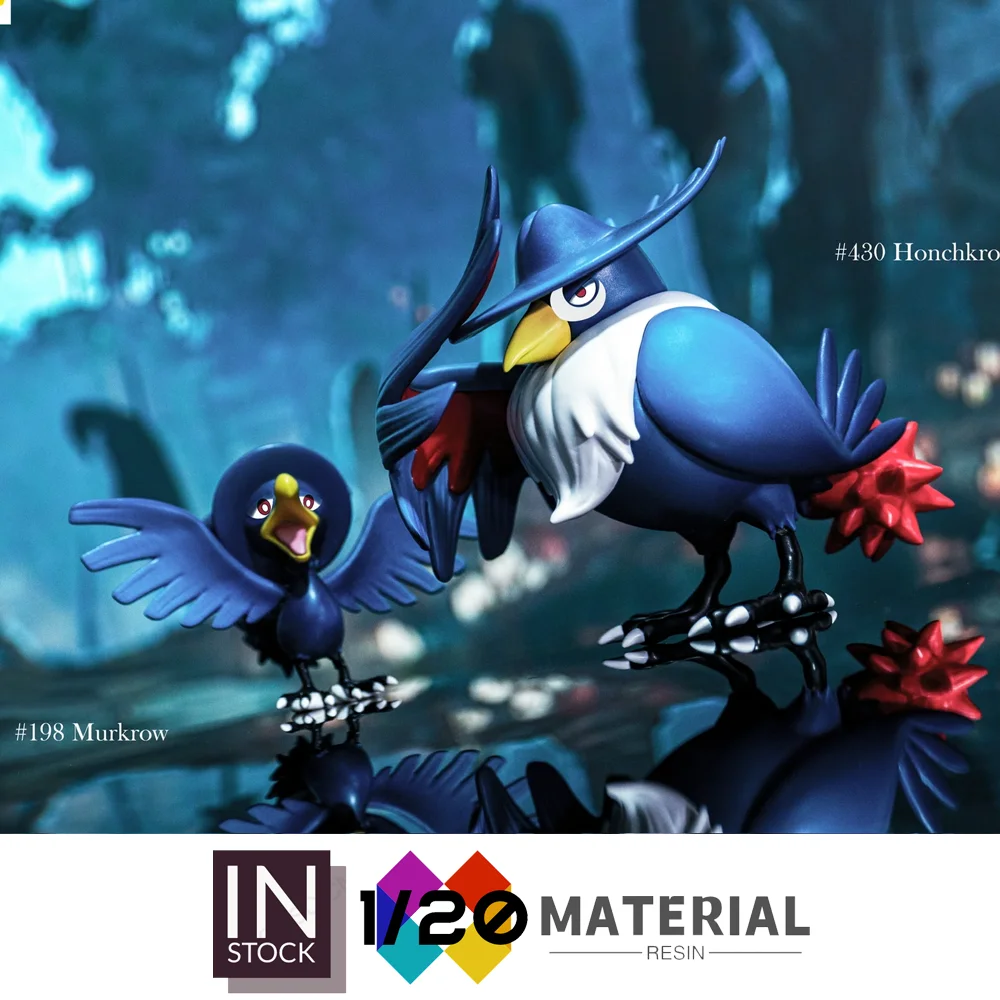 

[In Stock]1/20 Resin Scale World [SYX] - Murkrow & Honchkrow